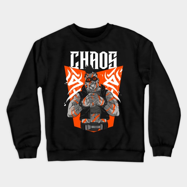 anime Crewneck Sweatshirt by white.ink